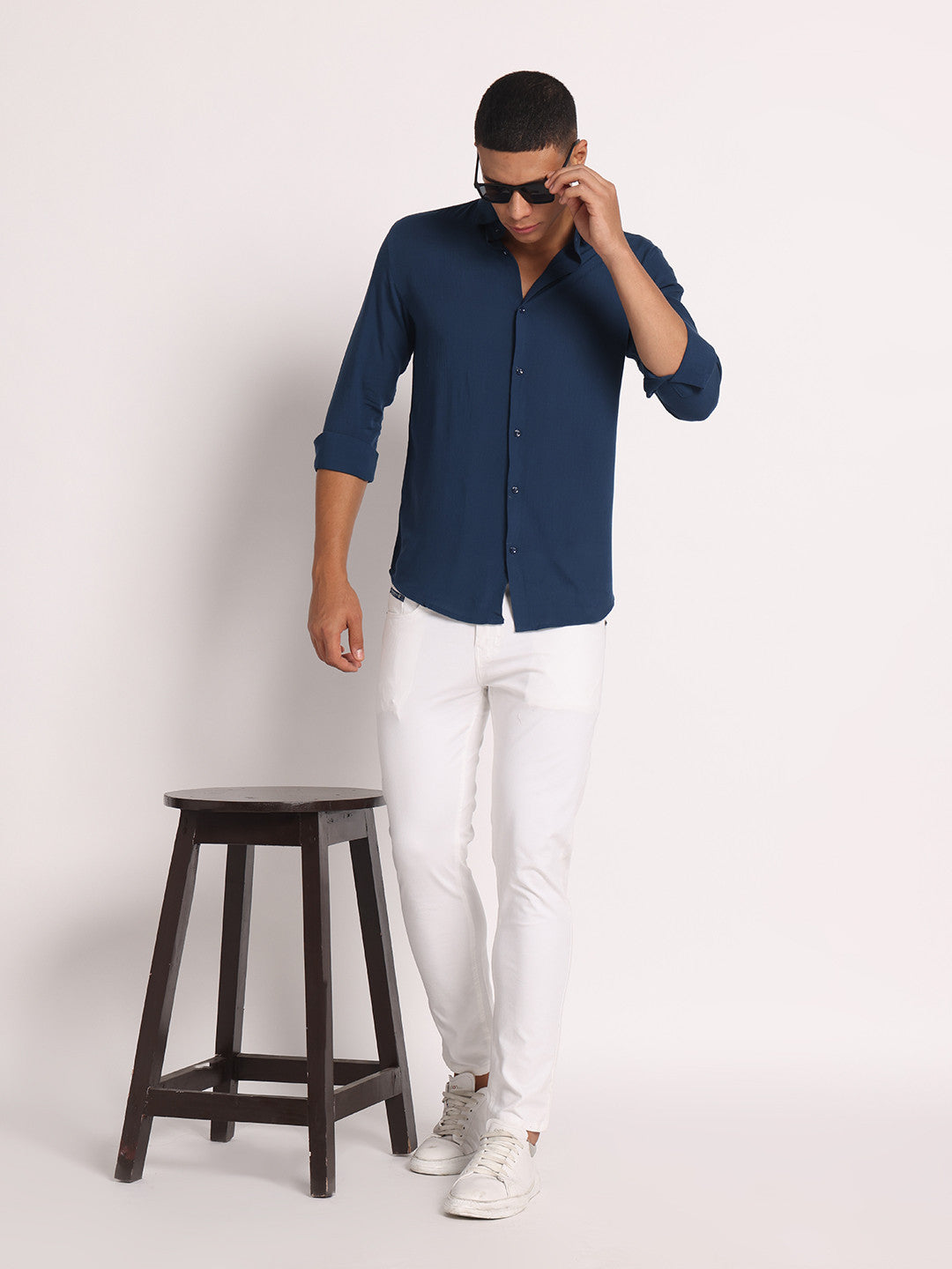Men's Premium Rayon Crepe Shirt