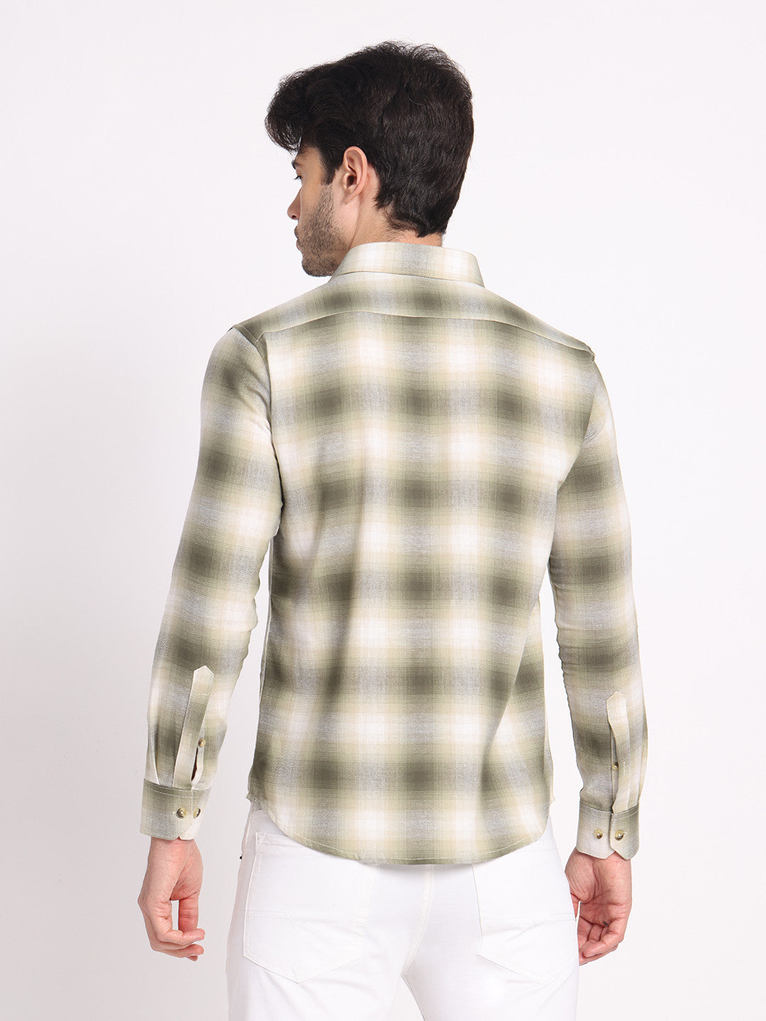 Zerny Men's Checkered Slim Fit Shirt