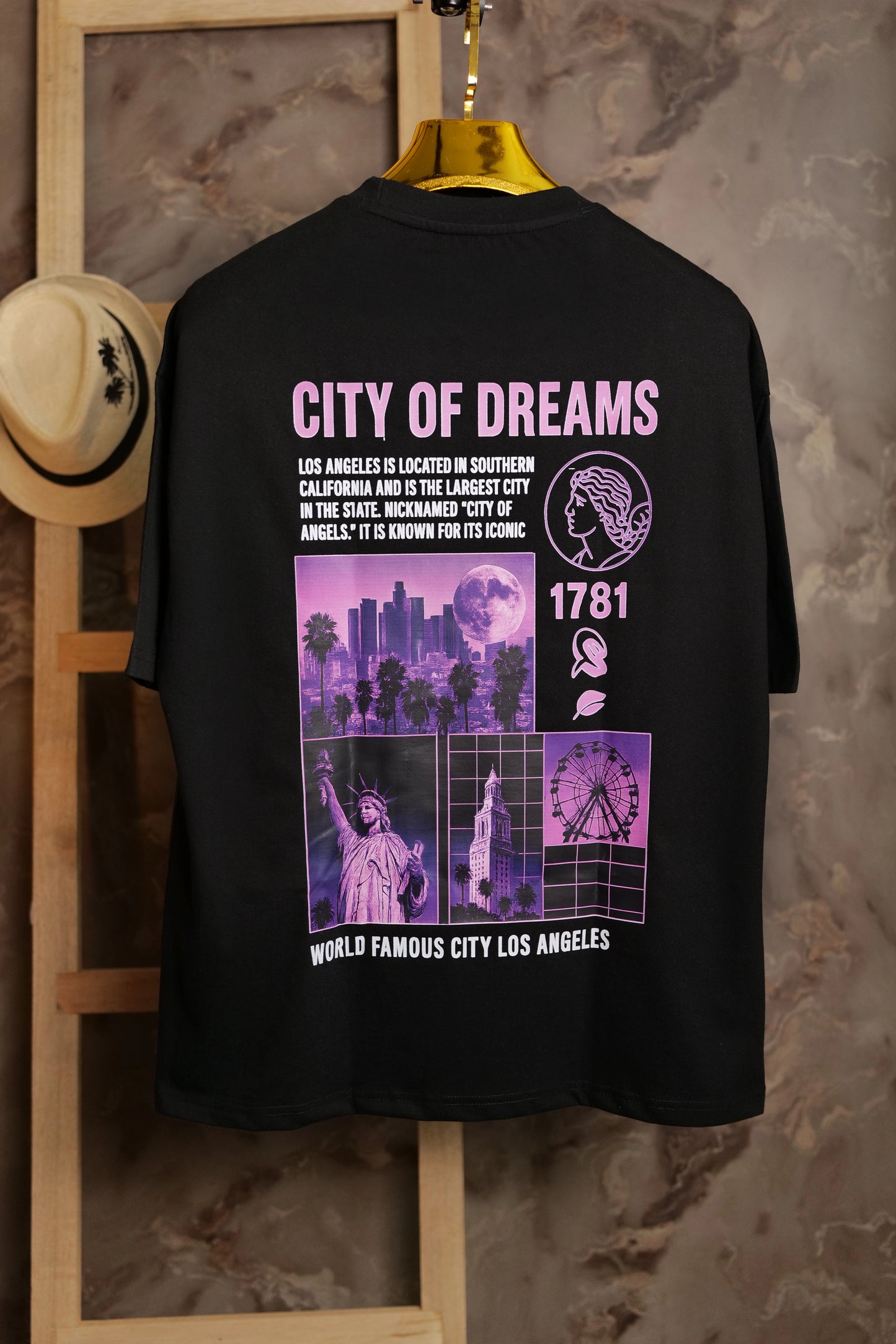 City of Dreams Graphic Oversized T-Shirt