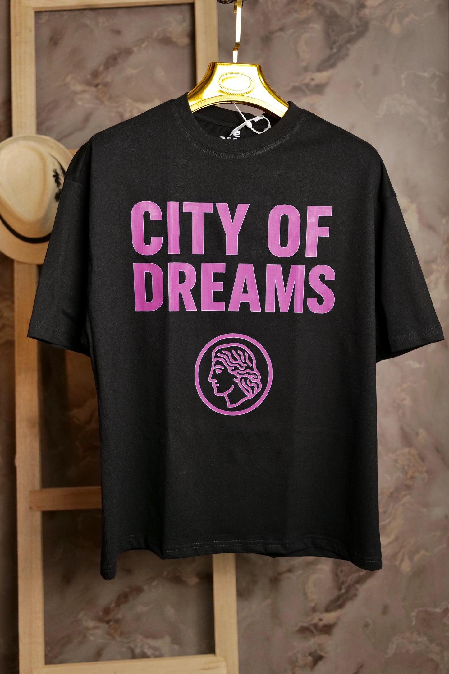 City of Dreams Graphic Oversized T-Shirt