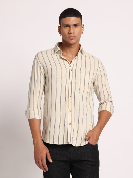 Men’s Striped Cotton Shirt