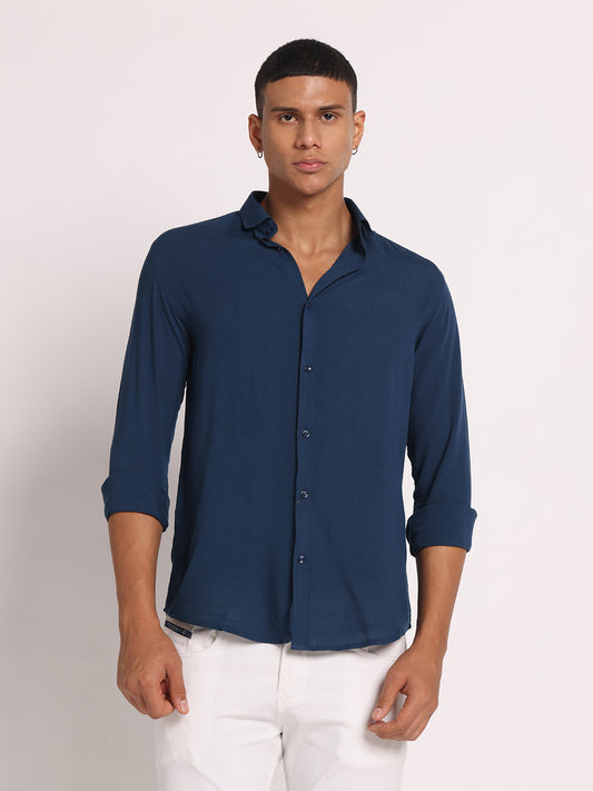 Men's Premium Rayon Crepe Shirt