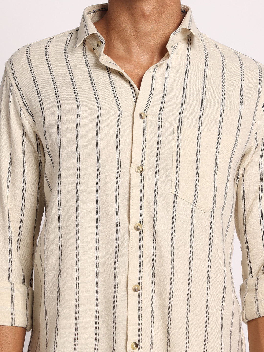 Men’s Striped Cotton Shirt