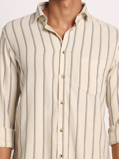 Men’s Striped Cotton Shirt