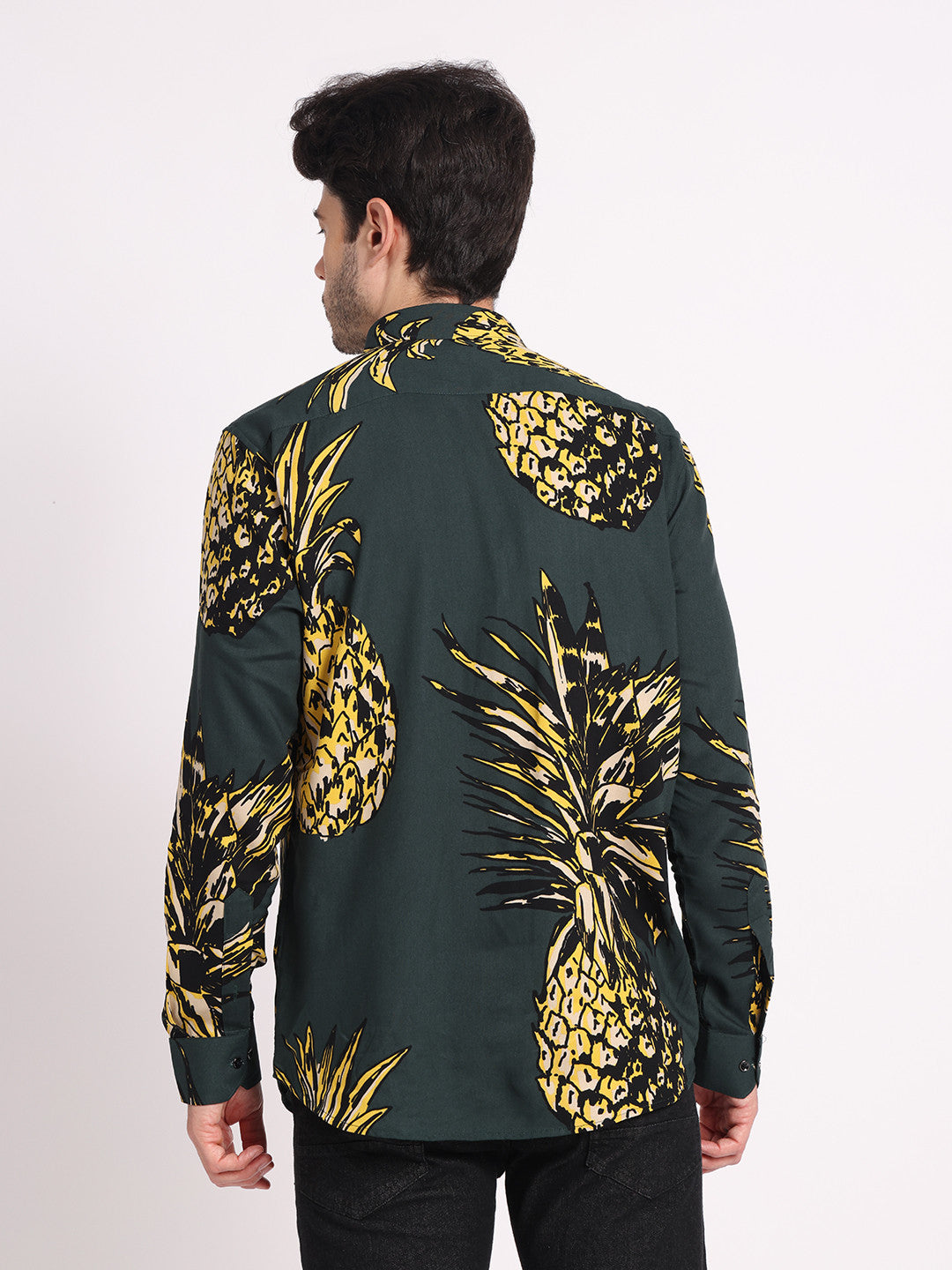 Pineapple Print Summer Shirt for Men