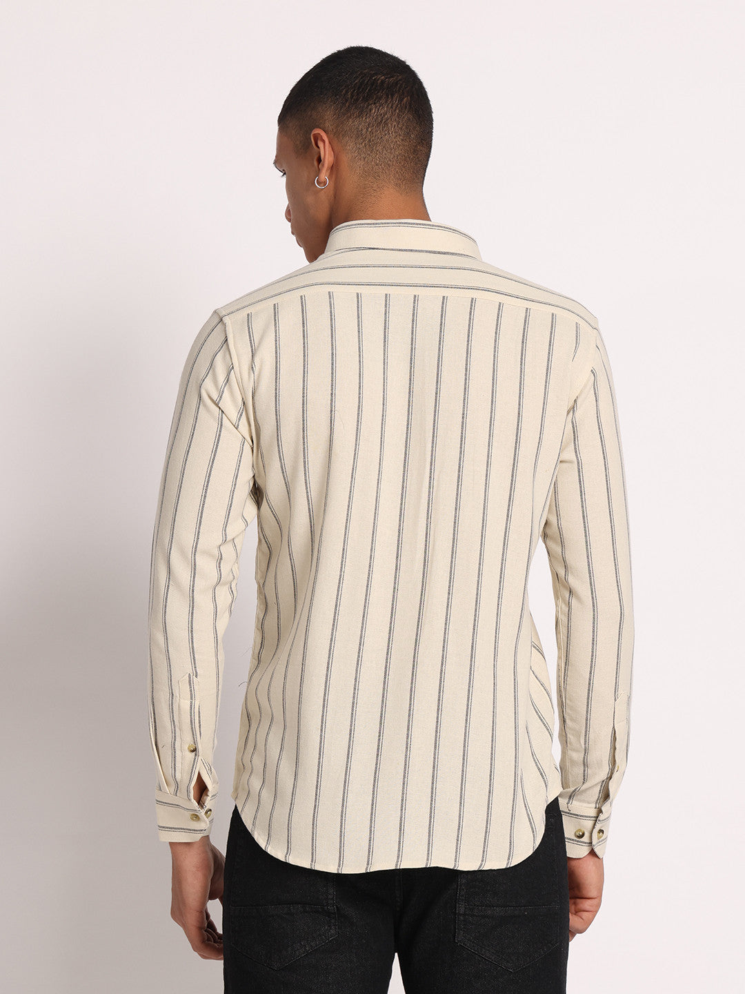 Men’s Striped Cotton Shirt