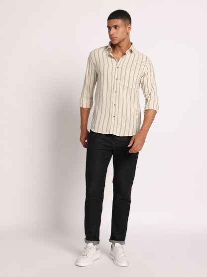 Men’s Striped Cotton Shirt