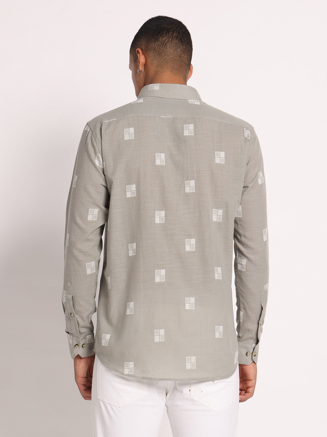100% Cotton Embroidered Shirt
