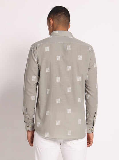 100% Cotton Embroidered Shirt
