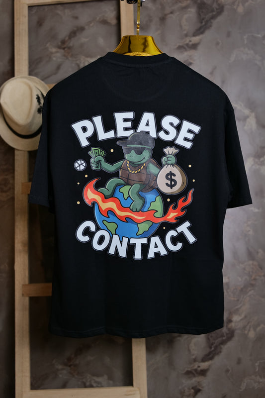 Please Contact: Chill Vibe Turtle Graphic T-Shirt